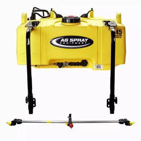 Ag Spray 45 Gallon UTV Sprayer with 3 Nozzle Boomless Boom | 30' Coverage for Pasture & Crop Spraying